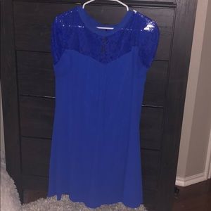 Royal blue dress